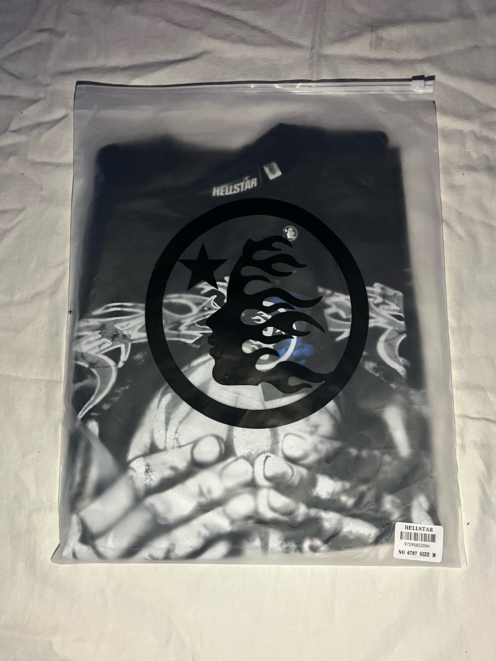 HELLSTAR Black Short-Sleeve Graphic Tee